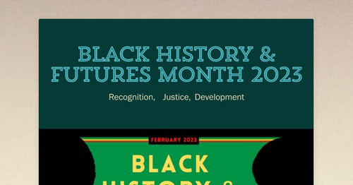 Black History & Futures Month 2023