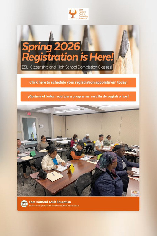 Spring 2026 Registration is Here!