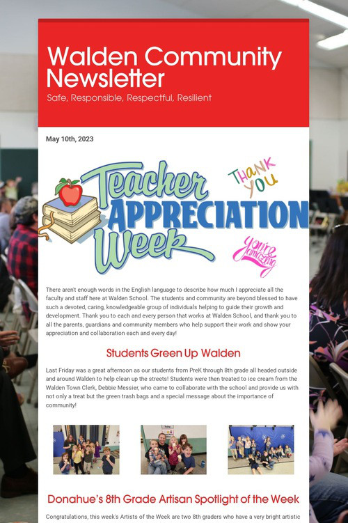 Walden Community Newsletter