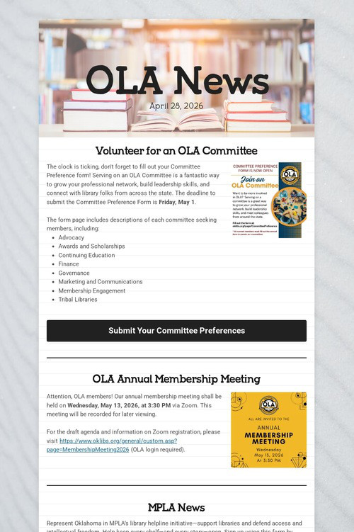 OLA News