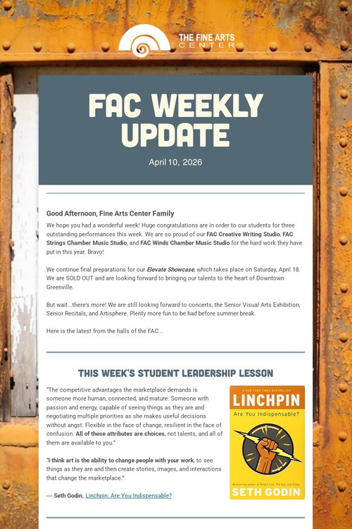FAC Weekly Update
