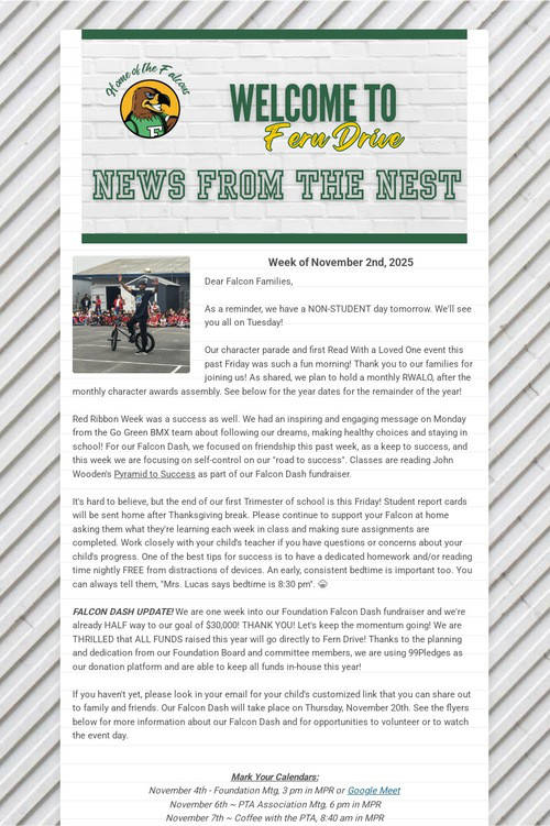 News From The Nest
