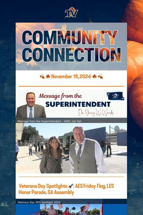TVUSD COMMUNITY CONNECTION