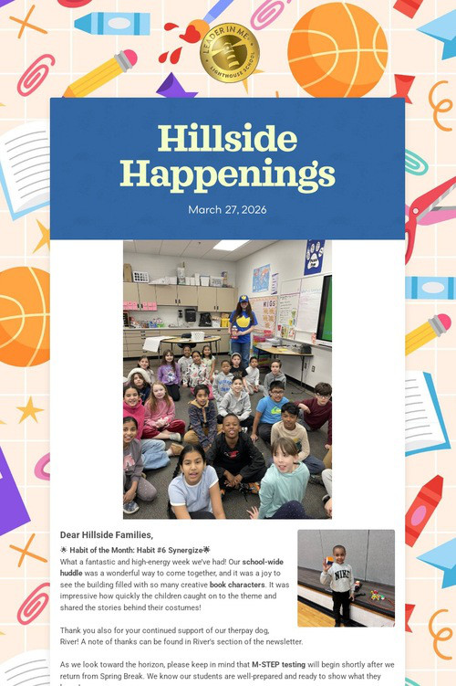 Hillside Happenings