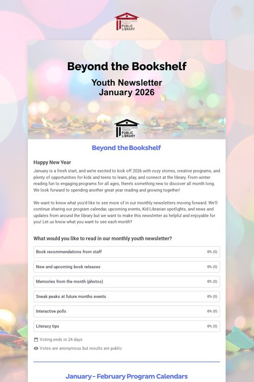 Beyond the Bookshelf