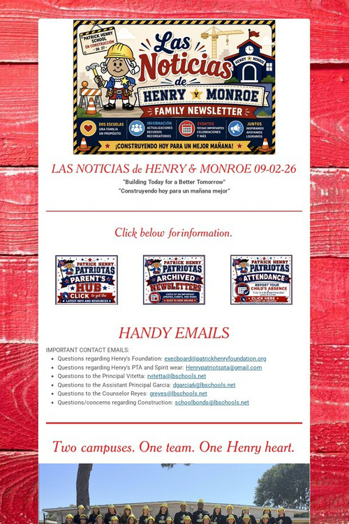 LAS NOTICAS de HENRY y MONROE