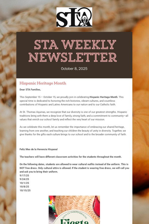 STA Weekly Newsletter