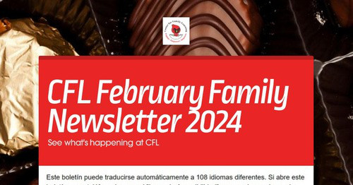 CFL February Family Newsletter 2024