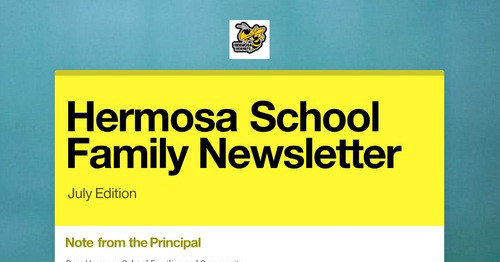 Hermosa School Family Newsletter