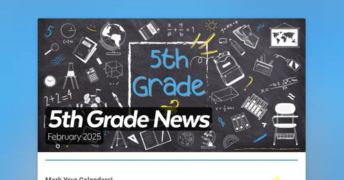 5th Grade News