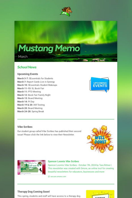 Mustang Memo