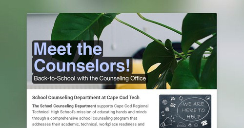 Meet the Counselors!