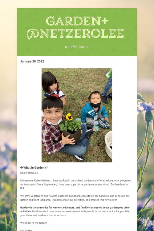 Garden+ @NetZeroLee