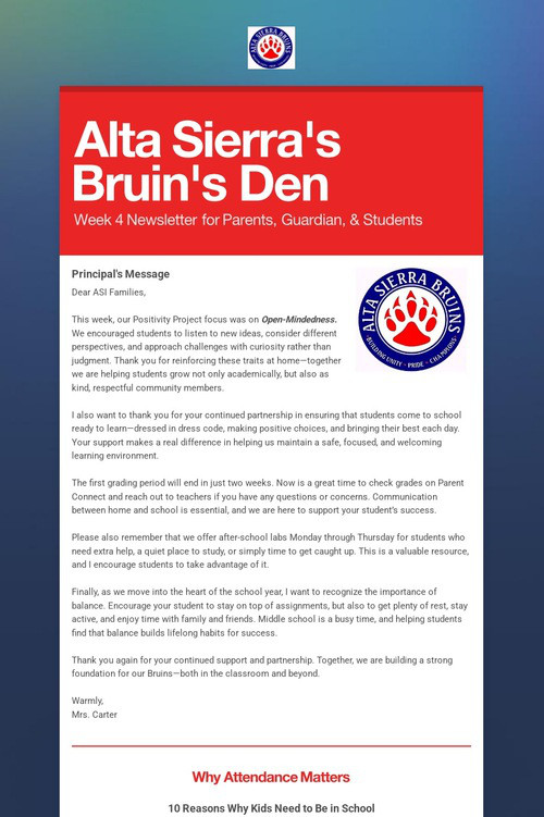 Alta Sierra's Bruin's Den