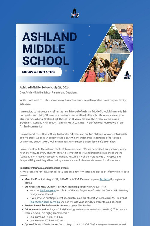 AMS Weekly Update