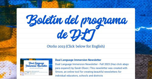 Boletín del programa de DLI