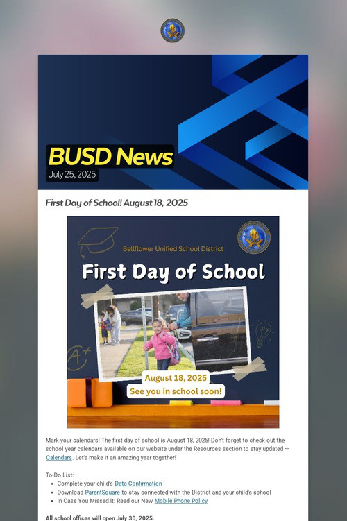 BUSD News
