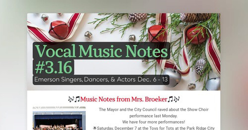 Vocal Music Notes #3.16