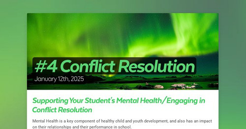 #4 Conflict Resolution