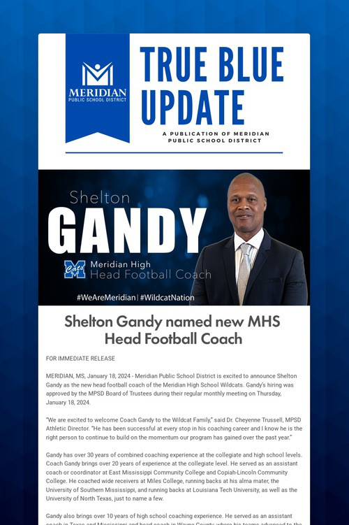 MPSD True Blue Update