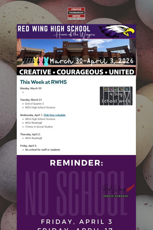 RWHS Student Newsletter