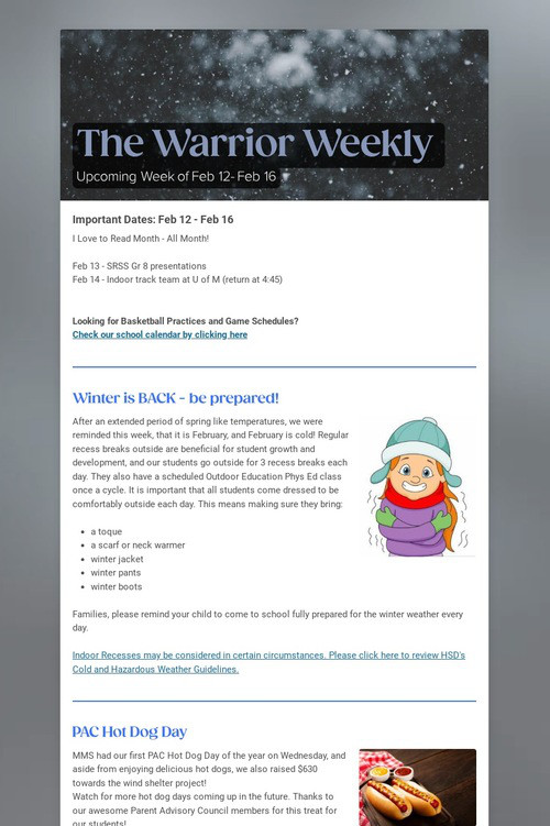 The Warrior Weekly