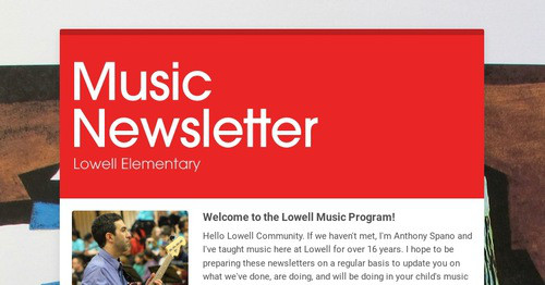 Music Newsletter