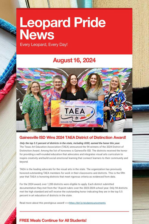 Leopard Pride News
