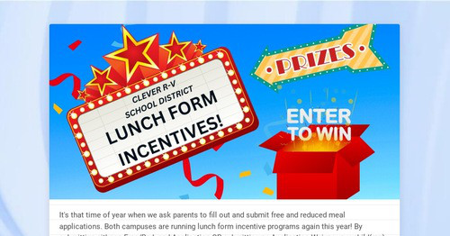 Lunch Form Incentives