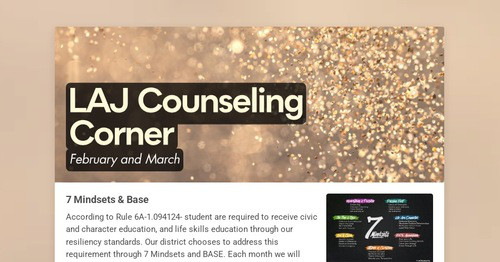 LAJ Counseling Corner