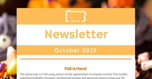October 2025 Newsletter