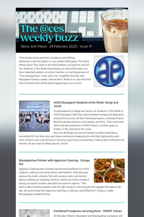 The @ces             weekly buzz