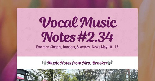 Vocal Music Notes #2.34