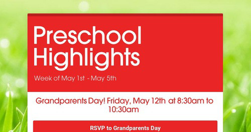 Preschool Highlights