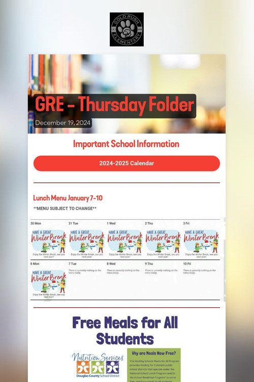 GRE - Thursday Folder