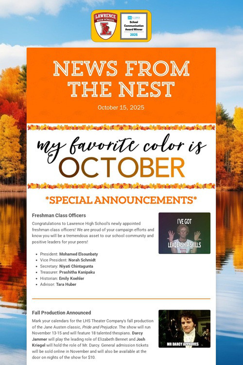 News from the Nest