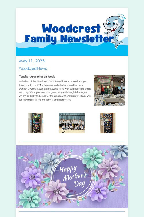 Woodcrest Family Newsletter