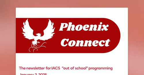 Phoenix Connect Newsletter