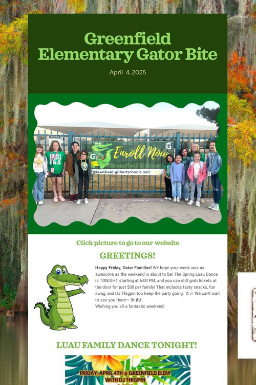 Greenfield Elementary Gator Bite