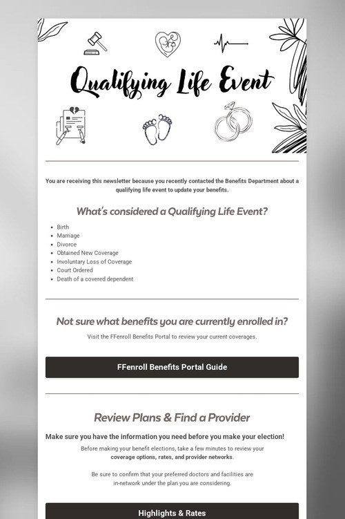 Qualifying Life Event