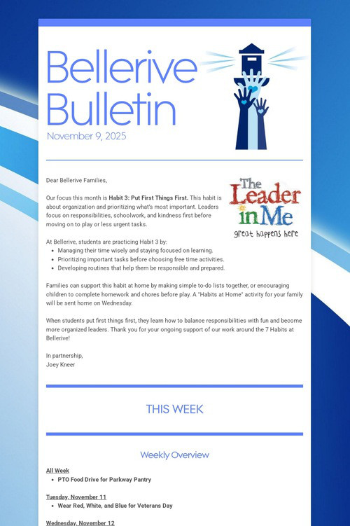 Bellerive Bulletin