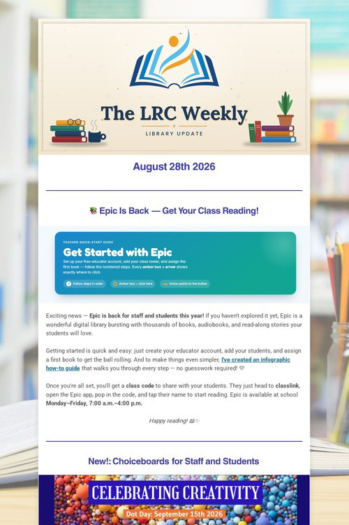 LRC Weekly Update