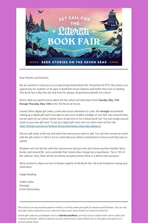 Literati Book Fair - Spring 2026