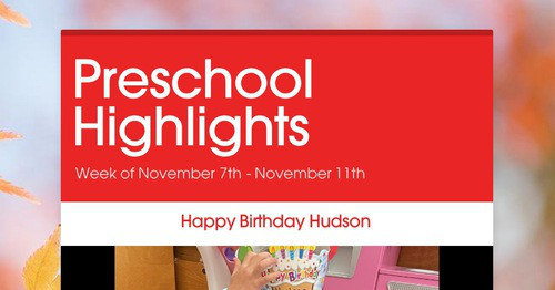 Preschool Highlights