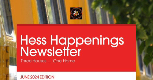 Hess Happenings Newsletter