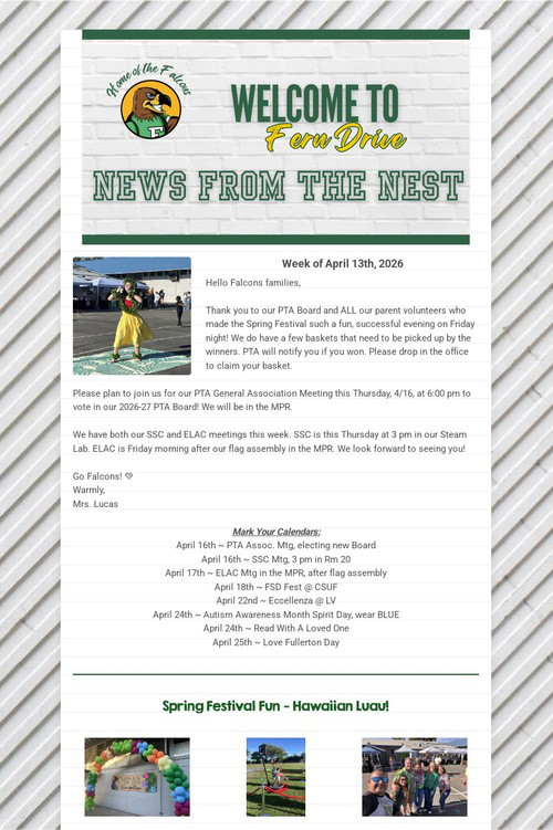News From The Nest