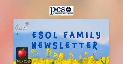 ESOL Family Newsletter