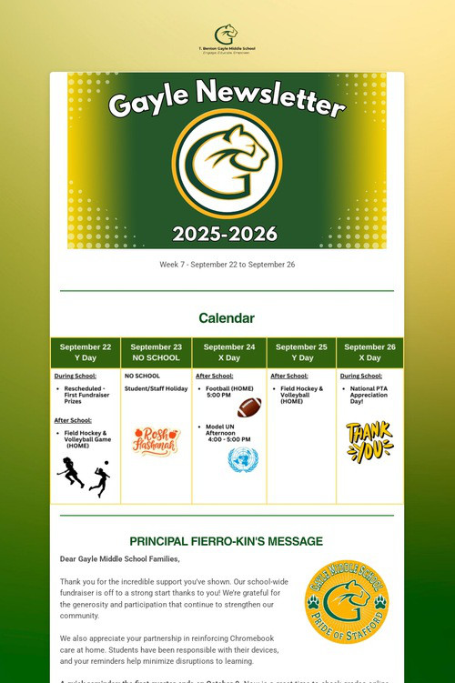 Gayle Newsletter