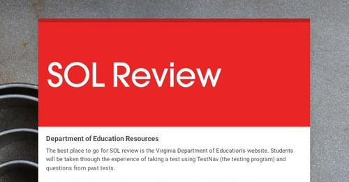 Sol Review SOL Review
