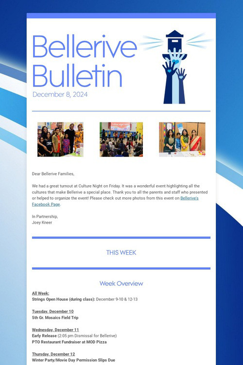 Bellerive Bulletin